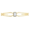 thumbnail image 1 of 1.46 CT. Emerald Cut Lab Created Diamond Bracelet in 14K Gold, 1 of 9