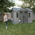 thumbnail image 11 of Lifetime 10' x 8'  Rough Cut Outdoor Storage Shed, 11 of 26