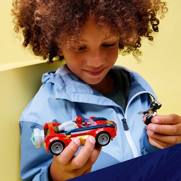 LEGO Marvel Spider-Man Car vs. Venomized Wolverine Building Set