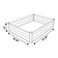 thumbnail image 3 of The Organic Garden Co Hakea 4' x 3' x 1' Metal Rectangle Garden Bed, 3 of 9