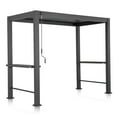 thumbnail image 3 of Mirador 5' x 10' Aluminum Grill Pergola w/ Louvered Roof & Bar Table, 3 of 10