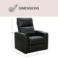 thumbnail image 4 of Travis Power Theater Recliner with Table, Assorted Colors, 4 of 9