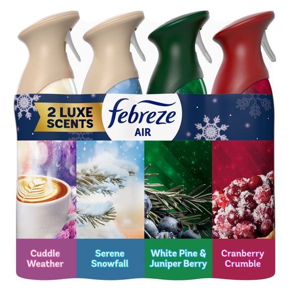 Febreze Air Mist Air Freshener Spray, Holiday Mixed Scent, 4ct., 32.4 oz.