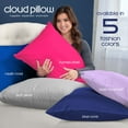 thumbnail image 5 of Cloud Bed Pillow, 2-Pack, Assorted Colors, 5 of 7