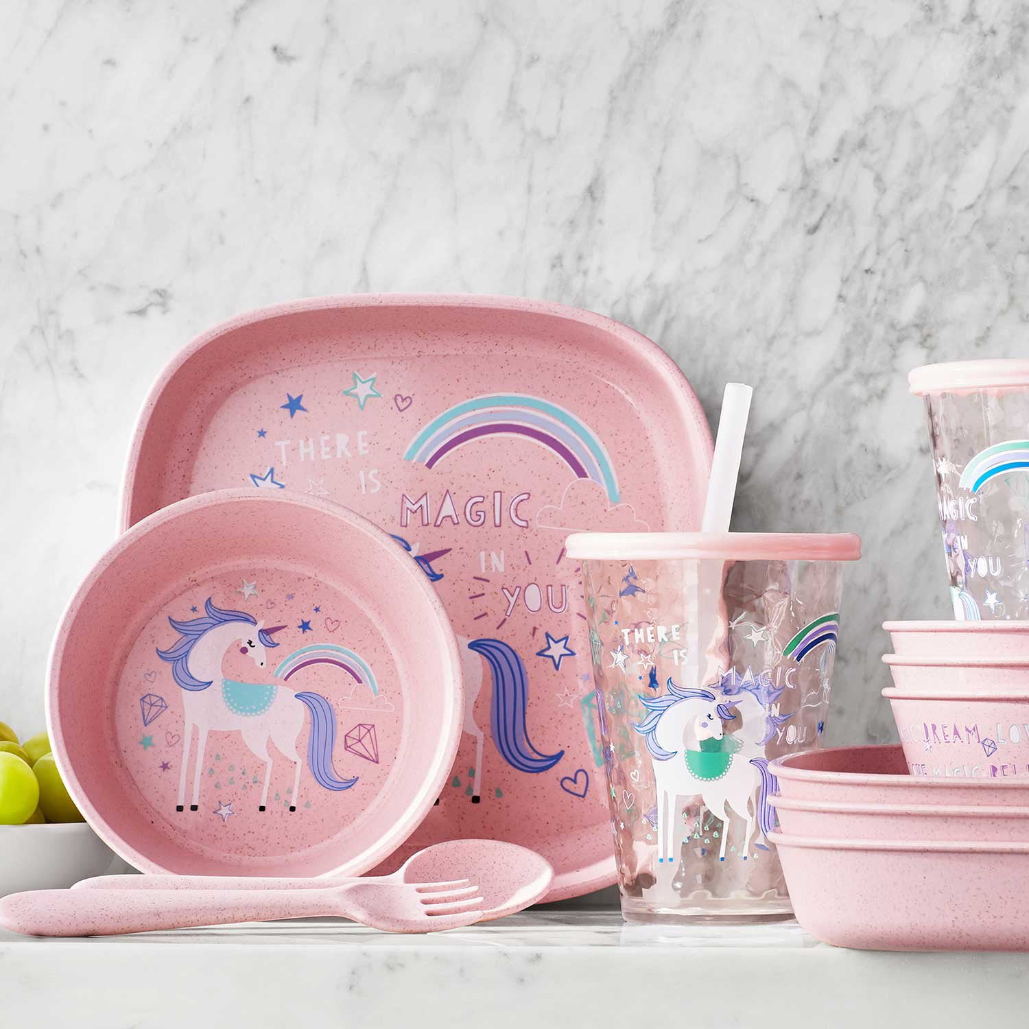 Baby Plate OM SUPPLIES Cars Microwave Safe 3pcs Cartoon Character Non Slip Bicolor Premium Dinner Tableware Set For Children Plate, Bowl, & Cup Set BPA Free Reusable Plastic (Cars Fireman Sam