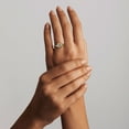 thumbnail image 4 of Cushion Cut Solitaire Diamond Ring in 18K Gold, 4 of 4