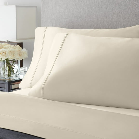 Member’s Mark 2-Pack 700-Thread-Count Egyptian Cotton Solid Pillowcases, Assorted Sizes