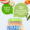 thumbnail image 11 of Gerber 1st Foods Organic Baby Food, Fruit & Veggie Value Pack, 4 oz., 20 ct., 11 of 14