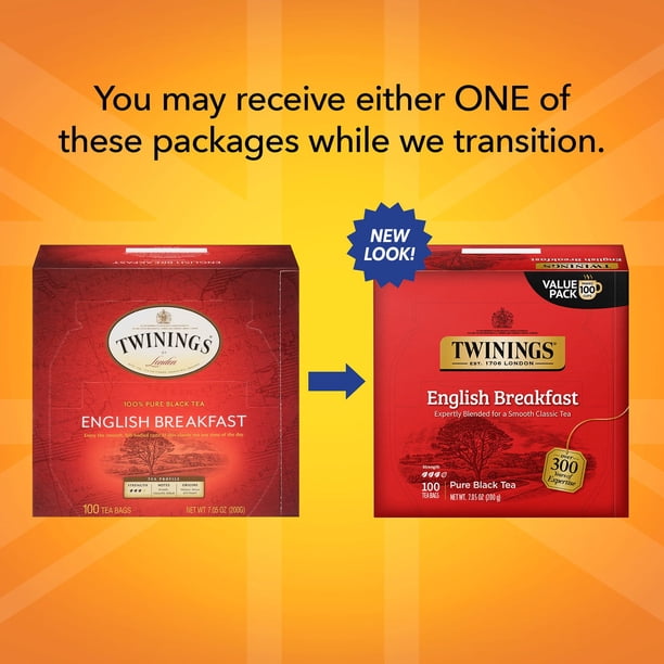 Twinings English Breakfast Tea Bags 100 ct. - Samsclub.com