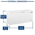 thumbnail image 3 of Maxx Cold Commercial Chest Freezer, Solid Top (19.4 cu. ft.), 3 of 5