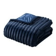 thumbnail image 3 of Member's Mark 3-Piece Channel Faux Fur Comforter Set, Assorted Sizes, 3 of 5