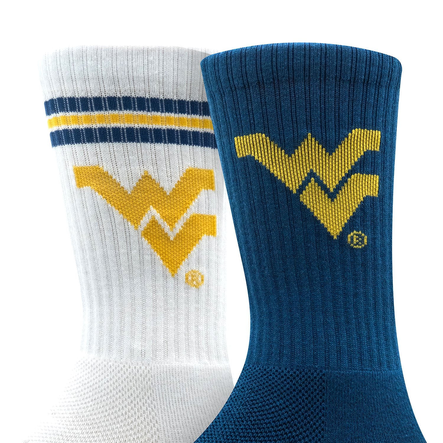West Virginia Panthers Adult 2-Pack Crew Socks - Samsclub.com