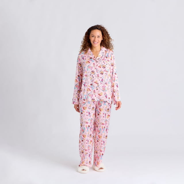 Nick & Nora Satin Pajama Set