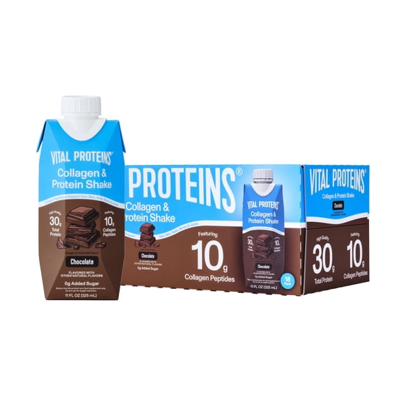 Vital Proteins 30g Adult Nutrition, Chocolate, 11 fl. oz. 18 pk.