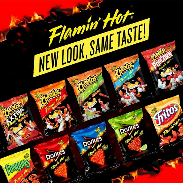 Cheetos Flamin' Hot Limon Crunchy Cheese Flavored Snacks, 17.375