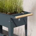 thumbnail image 4 of Herstera Galvanized Steel Metal Garden Cart, 4 of 4