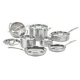 thumbnail image 1 of Cuisinart MultiClad Pro Triple Ply Stainless Cookware 12-Piece Set, 1 of 4