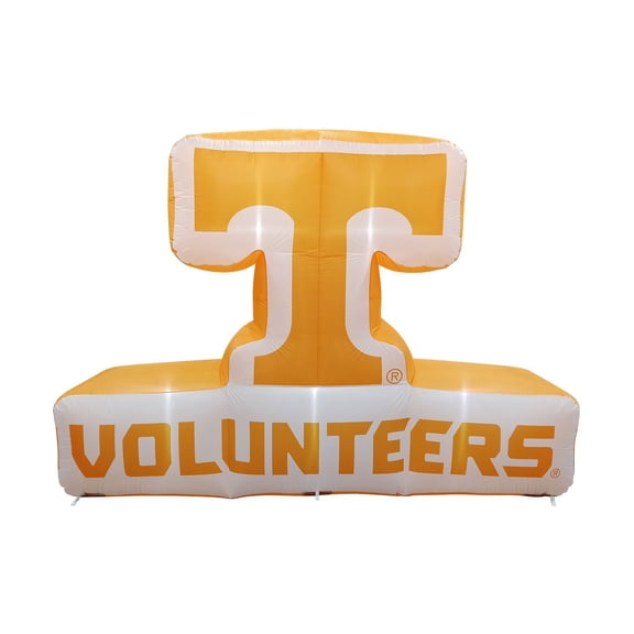 Logo Brands Tennessee Volunteers Pre-Lit 7’x10’ Team Inflatable