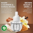 thumbnail image 4 of Air Wick Plug In Scented Oil Air Freshener, Holiday Cashmere & Sandalwood + Brown Sugar & Vanilla, 1 Warmer + 6 Refills, 4 of 9