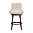 thumbnail image 3 of HH2 Home Halbrooke Wood Swivel Bar Stool or Counter Stool, 3 of 12