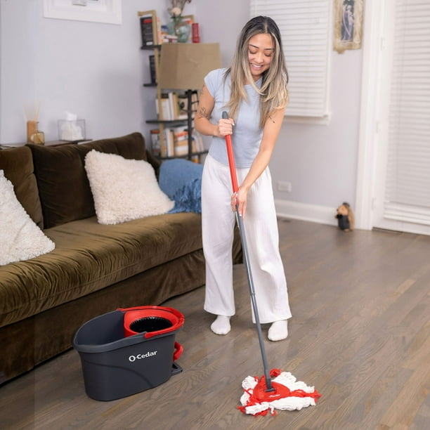 O-Cedar EasyWring Power Microfiber Spin Mop + 2 Refills - Samsclub.com