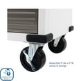 thumbnail image 7 of Seville Classics UltraHD 2 Door Rolling Cabinet, 28" W x 18” D x 34.5" H, 7 of 12