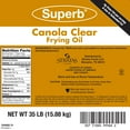 thumbnail image 1 of Superb Canola Clear Fry Oil, 35 lb., 1 of 1
