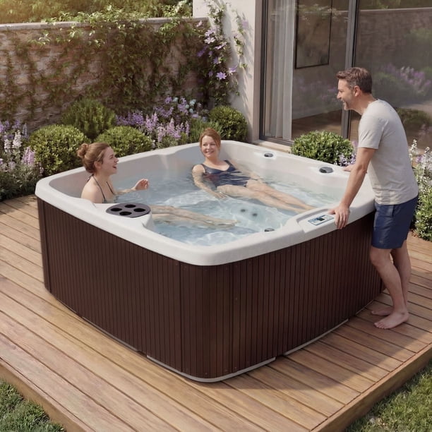 Lifesmart LS500 Plus 5‑Person 23‑Jet Plug and Play Hot Tub