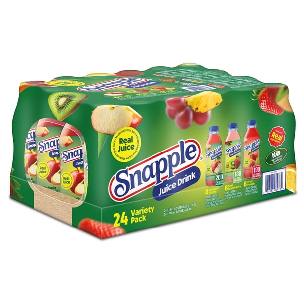 Snapple Juice Drink Variety Pack, 16 fl. oz., 24 pk. - Samsclub.com