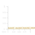 thumbnail image 4 of Figaro Chain Necklace in 14K Gold, 4 of 7