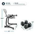 thumbnail image 7 of Echelon Adjustable Dumbbells 752 Set with Stand, 7 of 8