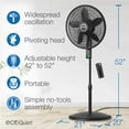 thumbnail image 7 of Lasko WhisperForce 18" Eco Quiet DC Pedestal Fan with Remote Control, 7 of 13