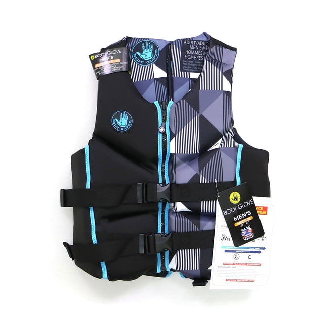 MEN PFD SIZE M GEO BLACK