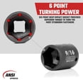 thumbnail image 3 of Neiko 1/4" Drive Impact Socket Set, 54-Piece Metric & SAE, 3 of 6