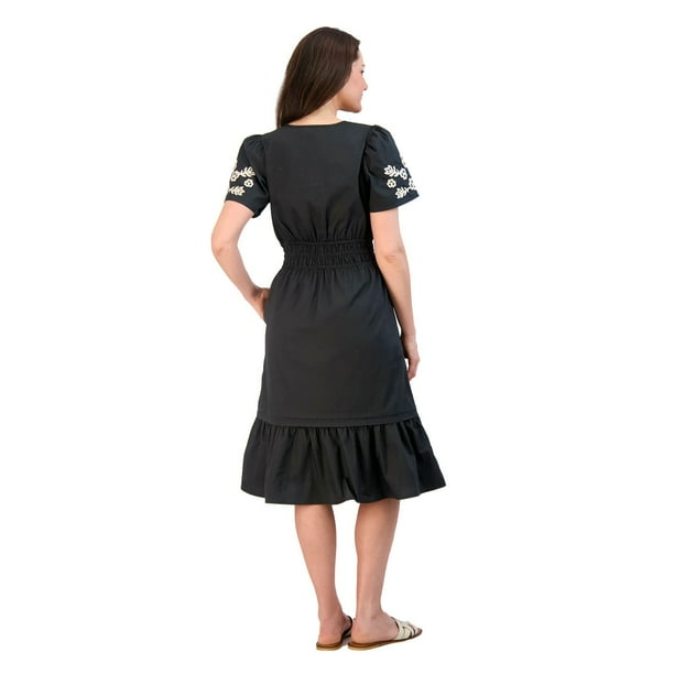 French Connection Women's Embroidered Midi Dress - Samsclub.com