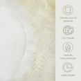 thumbnail image 2 of 100% Genuine Sheepskin Rug, 5'10" x 1'11", 2 of 6