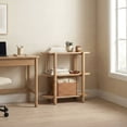 thumbnail image 2 of Bower Home Modern 60" Wood Bookcase, 2 of 8