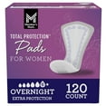 thumbnail interactive-video image 1 of Member's Mark Total Protection Overnight Pad for Women, 120 ct., 1 of 10