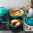 thumbnail image 2 of Member's Mark 5-Piece Enamel Cast Iron Set, Choose Color, 2 of 9