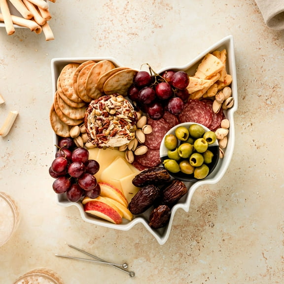 Lark Porcelain State-Shaped Bake & Serve Dish, Choose State
