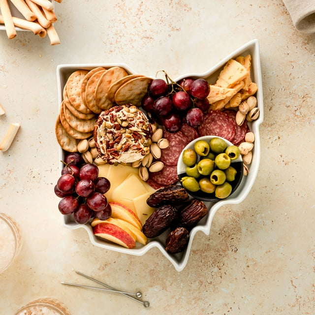 Lark Porcelain State-Shaped Bake & Serve Dish, Choose State
