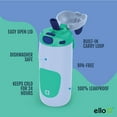 thumbnail image 5 of Ello Ellies 2-Pack 12oz Kids Stainless Steel Vacuum Insulated Water Bottle with Straw & Leak-Proof Lid, 5 of 6