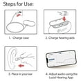 thumbnail image 5 of Lucid Hearing OTC Fio Rechargeable In-the-Ear Hearing Aids, 5 of 10
