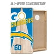 thumbnail image 3 of YouTheFan Los Angeles Chargers 2'x4' Cornhole Board Set, 3 of 6
