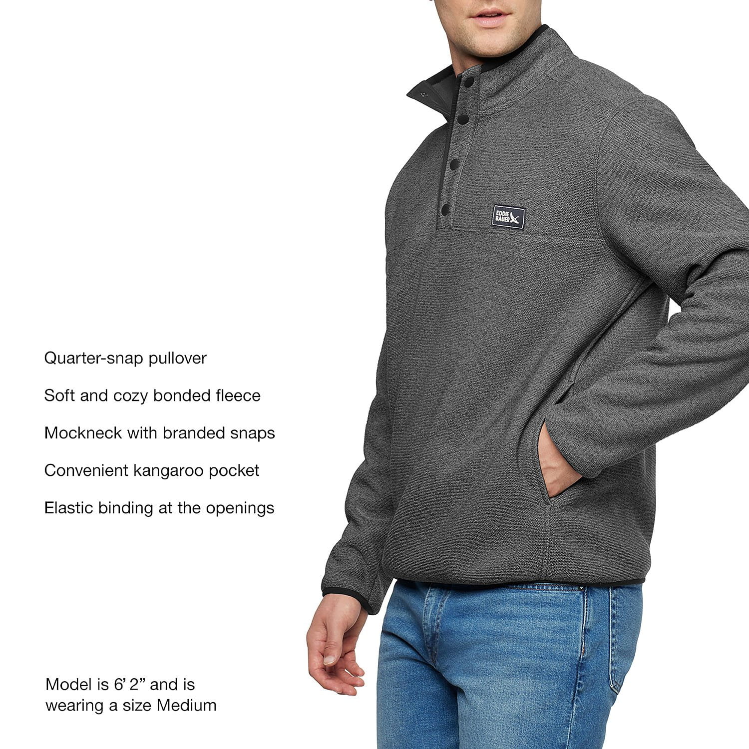 Eddie Bauer Men's Sweater Fleece - Samsclub.com