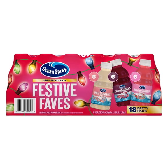 Ocean Spray Juice Drink Winter Variety Pack, 10 fl. oz., 18 pk.