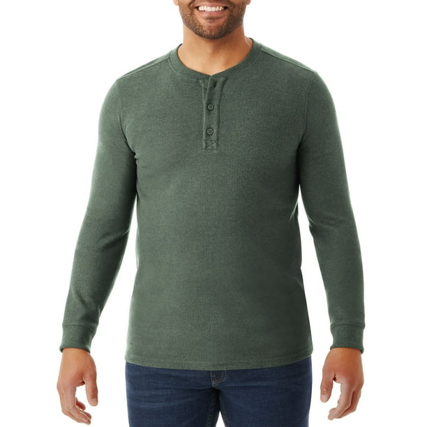 AMERICANA THERMAL BACK HENLEY NECK カーキ AMERICANA Thermal Back Henley Neck カーキ 【公式通販】