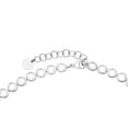 thumbnail image 3 of Lab Created Round Cut Sapphire Necklace in Sterling Silver, 3 of 5