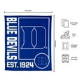 thumbnail image 3 of Logo Brands Duke Blue Devils 60"x70" Super Plush Blanket, 3 of 6