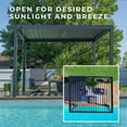 thumbnail image 6 of Backyard Discovery Louvered Pergola, Choose Size, 6 of 13